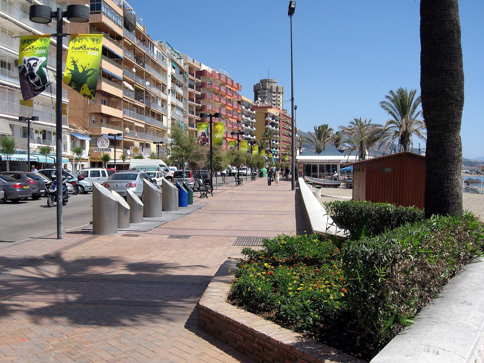 Fuengirola beach and promenade