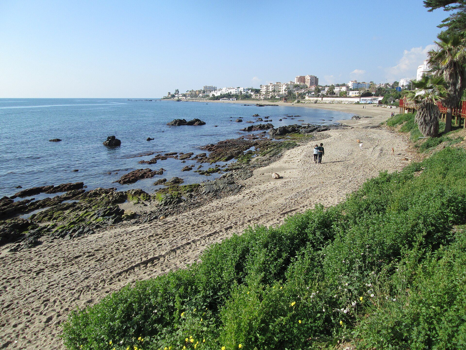 Mijas Costa coastline