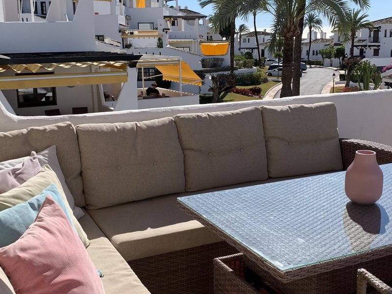 Rooftop terrace cleaning in Calahonda